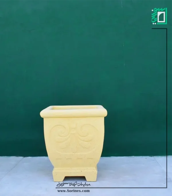گلدان گلبرگ مربع بزرگ
